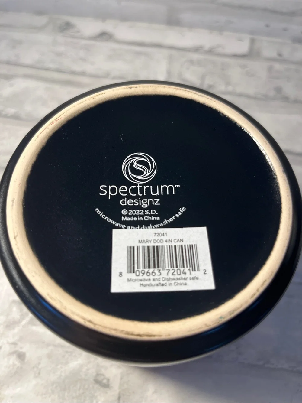 Spectrum Designz ceramic canister